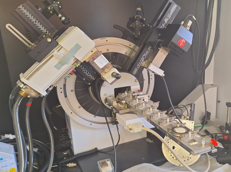 D8 Advance powder X-ray diffractometer at Necsa